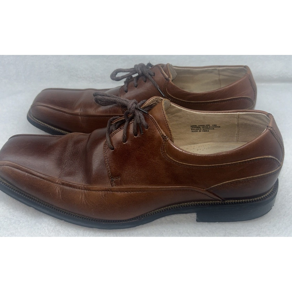 Florsheim‎ Men's Shoes Brown Leather Comfortech Bike Toe Lace Up Size 10D